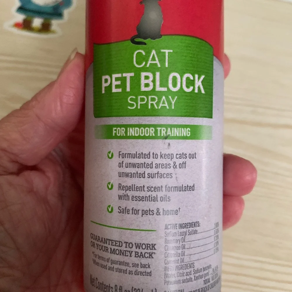 Nature’s Miracle Cat Pet Block Spray